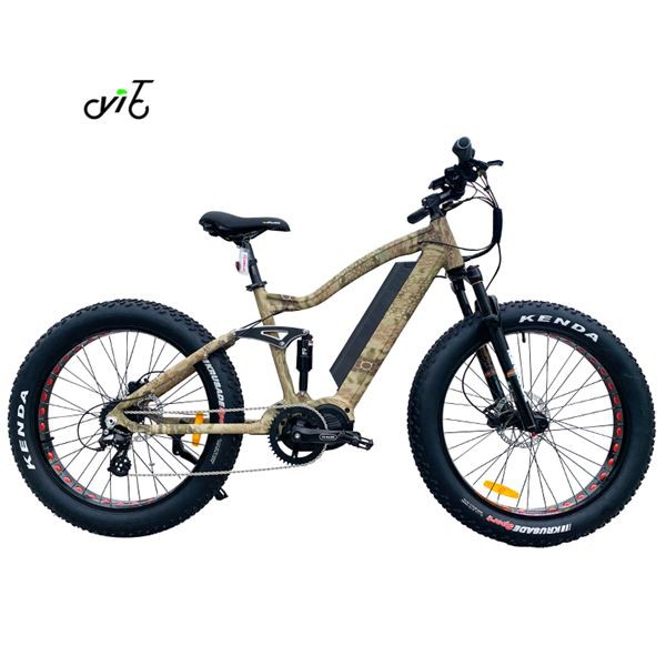 Hệ thống treo kép mạnh mẽ Fat Mountain E Bike